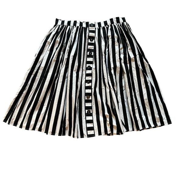 NWOT HELL BUNNY Juno 50s Circle Skirt Size 2XL Goth Retro Halloween Rockabilly - Picture 1 of 10